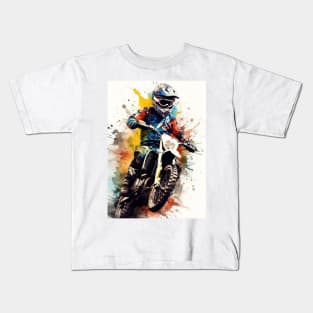 Motorcross sport #motor Kids T-Shirt